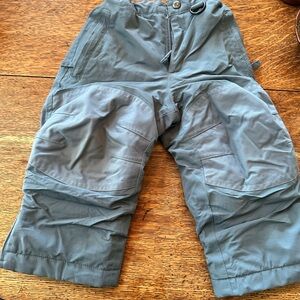 Lands' End Kids Grey Squall Snow Pants